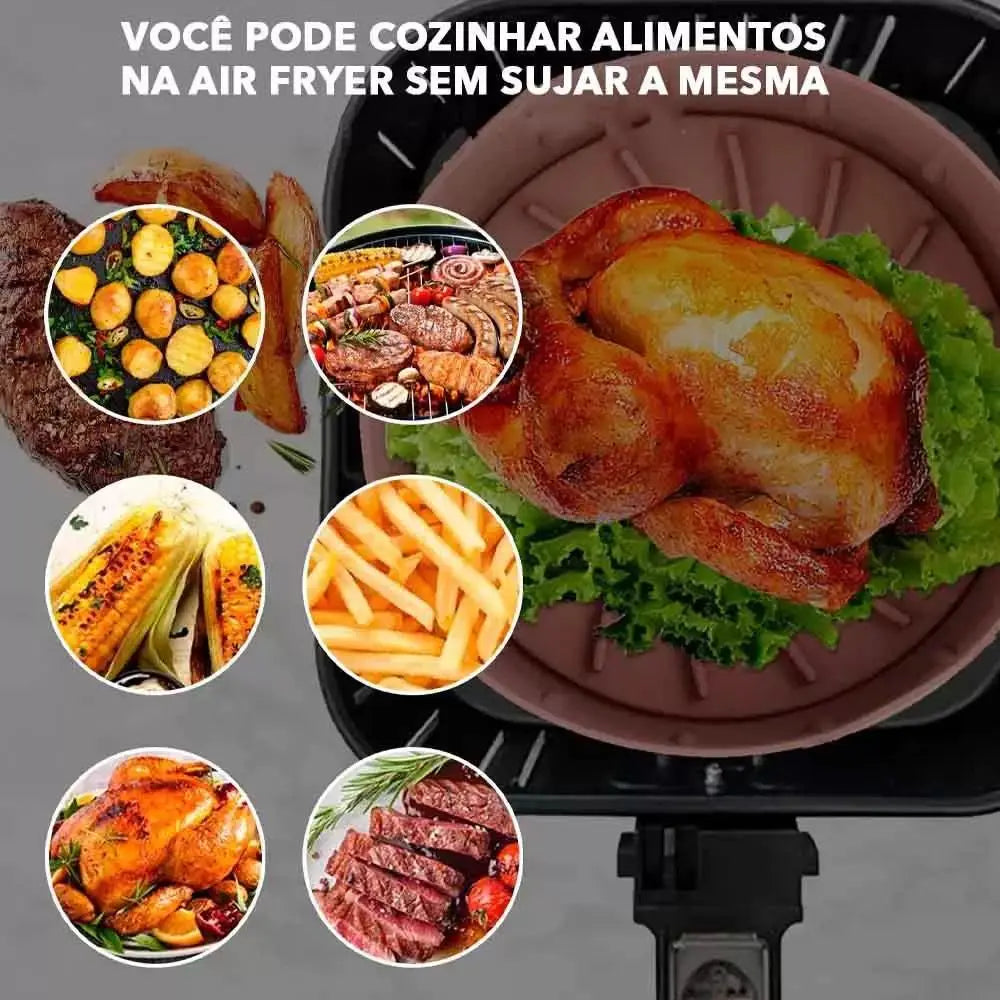 Kit 6 Different Measures Silicone AirFryer Protective Covers