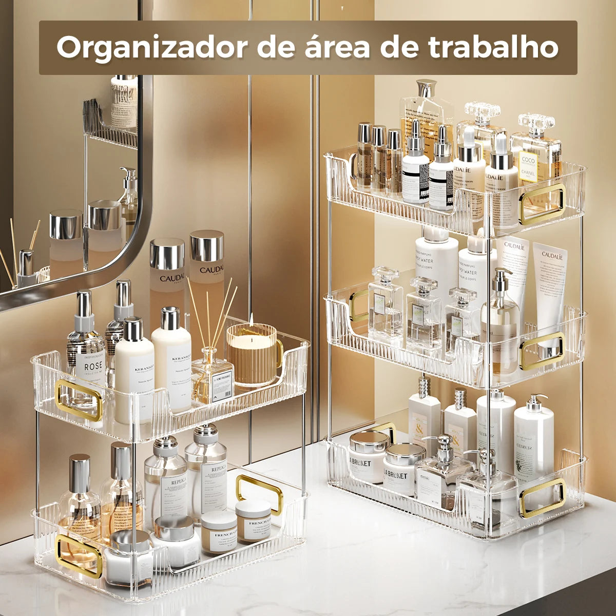 Organizador de Maquiagens e Perfumes