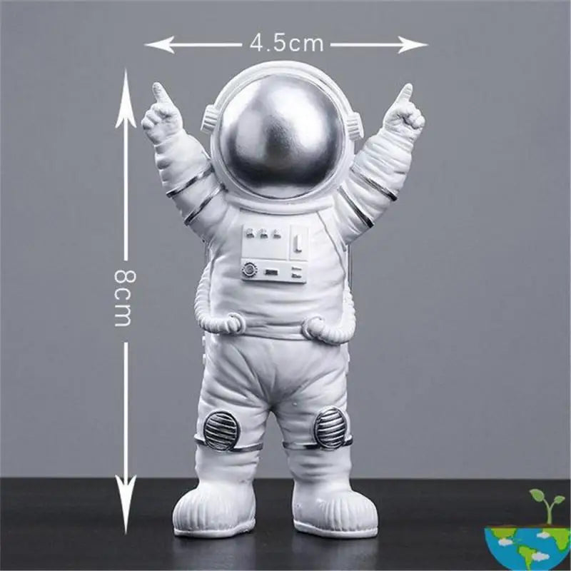 New Astronaut Statue Resin Spaceman Miniature Figurines For Bedroom Office Desk Decoration Accessories Gifts Figurine Astronaut