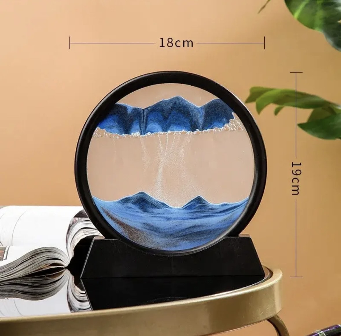 3D Ampulheta Arte em Movimento