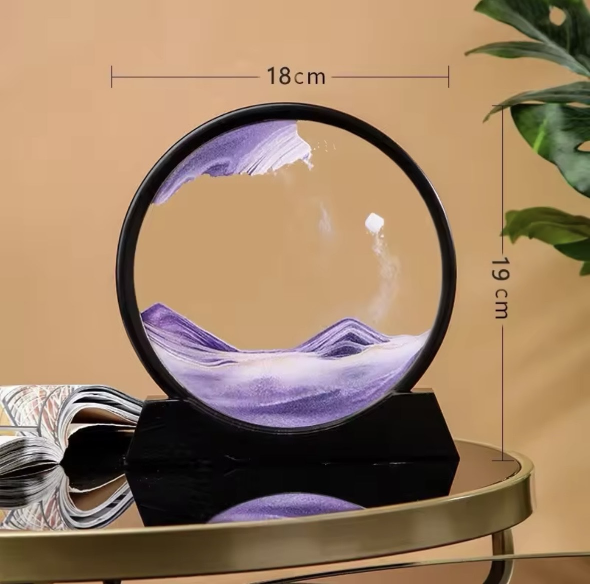 3D Ampulheta Arte em Movimento