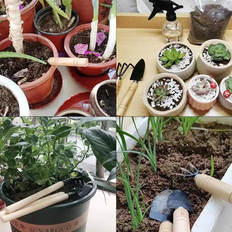 Kit de Mini Ferramentas para Jardinagem