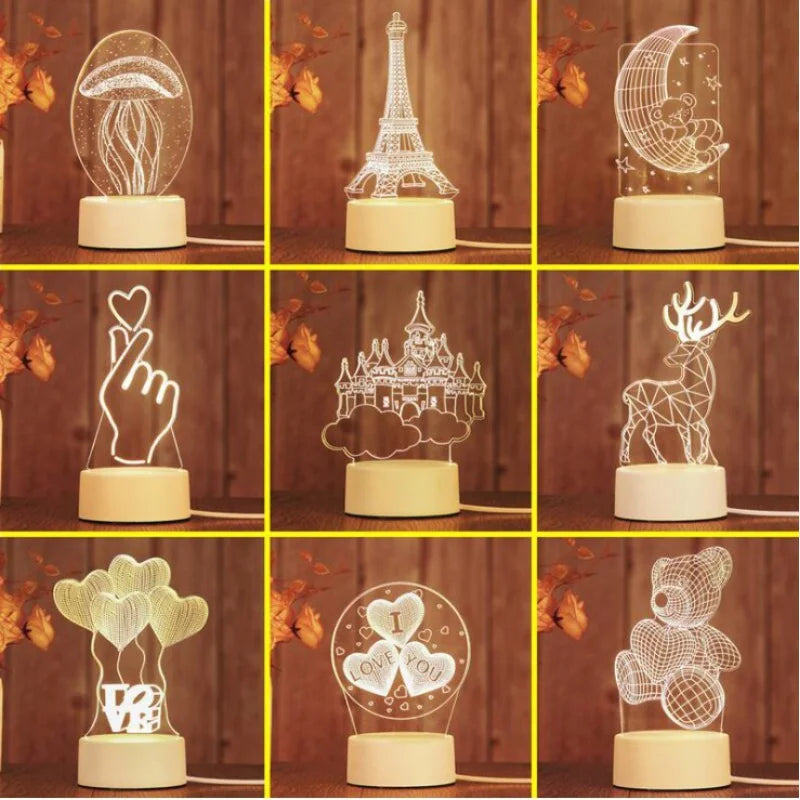 Luminária Decorativa em 3D