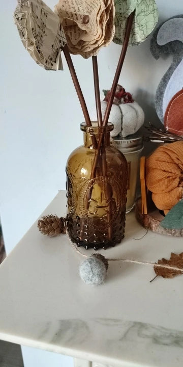 Garrafa Decorativa em Vidro