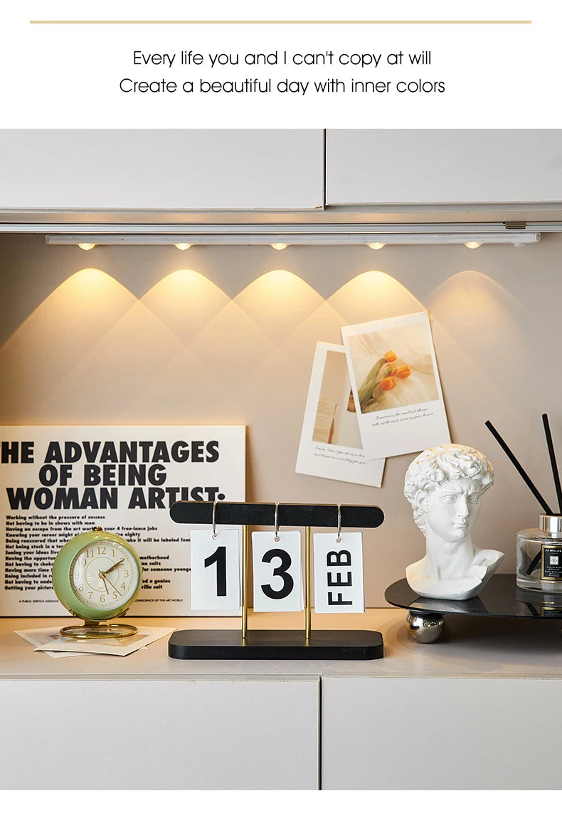 Minimalist Style Living Room Office Decoration Wooden Calendar Ornament Modern Desk Accessories Simple Home Decor Crafts Gift