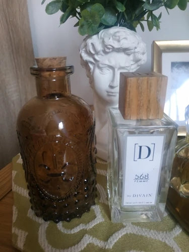 Garrafa Decorativa em Vidro
