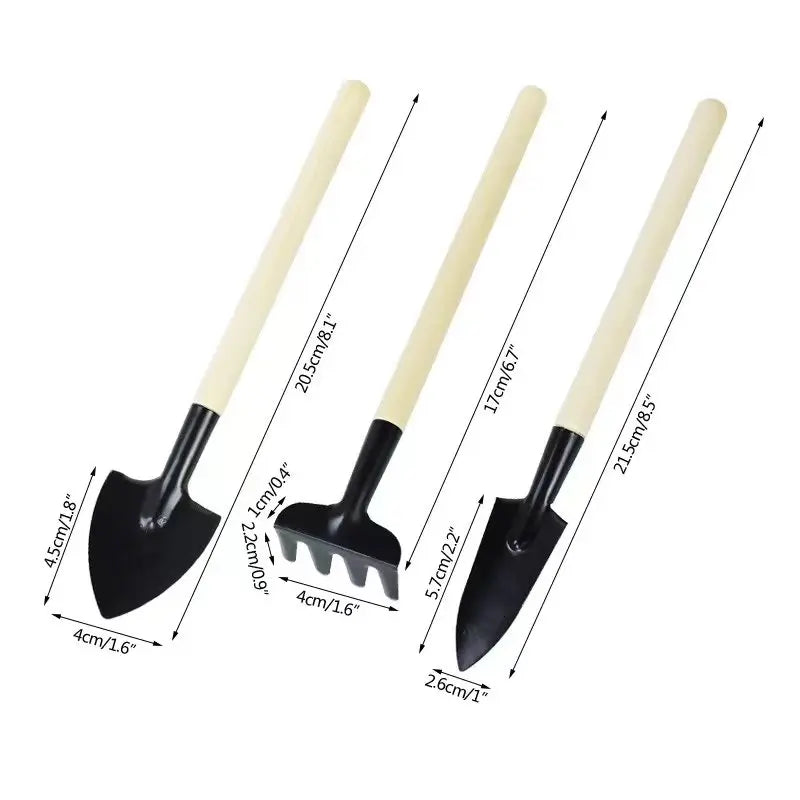 Kit de Mini Ferramentas para Jardinagem