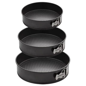New Cake Pan Set 3 Shapes 24/26/28 cm Non-stick Removable Bottom Round Cake Baking Shape Kitchen Accessories