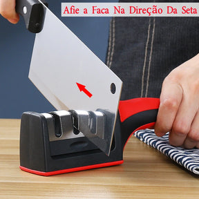 Afiador de Facas com Base Emborrachada