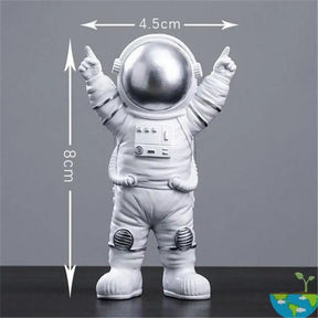 New Astronaut Statue Resin Spaceman Miniature Figurines For Bedroom Office Desk Decoration Accessories Gifts Figurine Astronaut