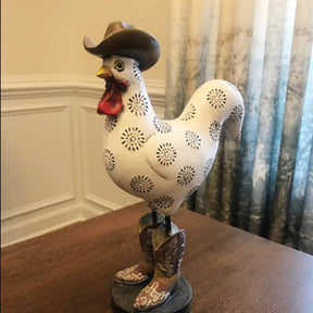 LIFFY Resin Rooster Home Decoration Ornaments Statue Sculpture Animal Miniature Model of Living Room Bedroom Office