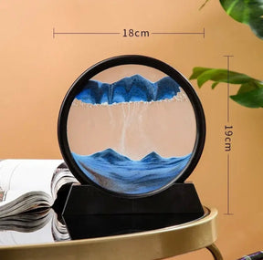 3D Ampulheta Arte em Movimento