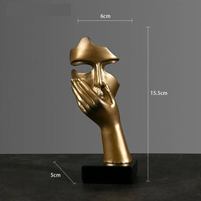 Estatueta do Rosto Humano