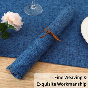 Olanly Cotton Linen Table Mat Non-Slip Dining Table Mat For Kitchen Nordic Table Rug Home Decor Tableware Pad Washable Placemats