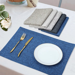 Olanly Cotton Linen Table Mat Non-Slip Dining Table Mat For Kitchen Nordic Table Rug Home Decor Tableware Pad Washable Placemats