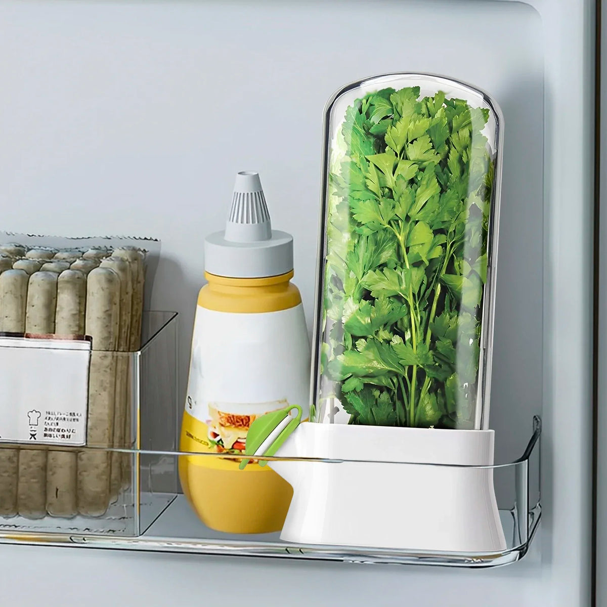 Cross-border Vanilla Vegetable Fresh-keeping Box Dust-proof Anti-pressure Environmental Protection Fresh-keeping Device Creative