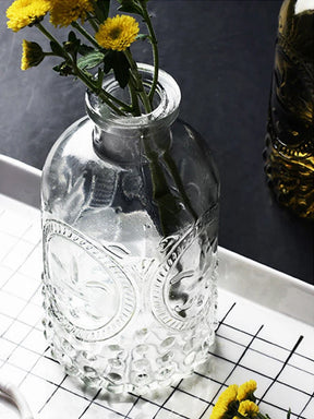 Garrafa Decorativa em Vidro