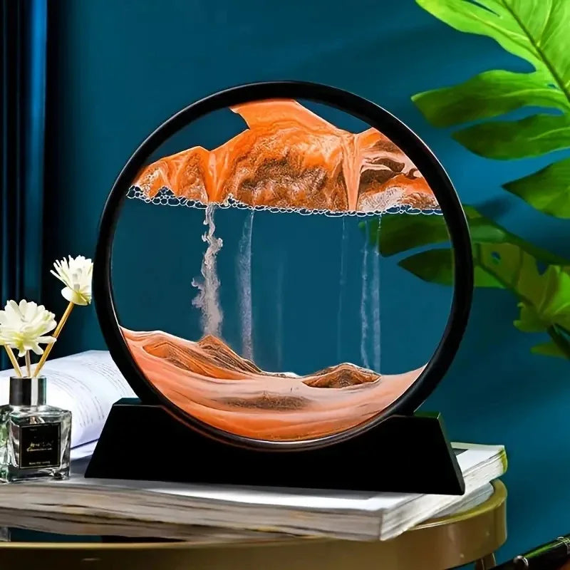 3D Ampulheta Arte em Movimento
