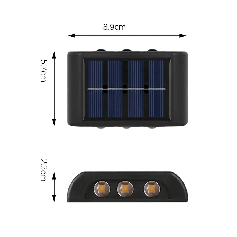 Lâmpada Solar de Parede