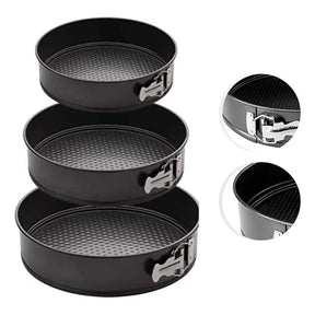 Kit com 3 Formas de Fundo Removível