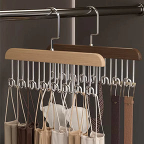 Kit com 2 Cabides Organizadores com 8 Ganchos